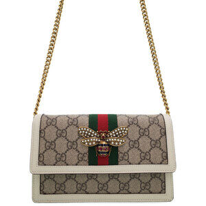 Gucci Queen Margaret Bee Chain Wallet